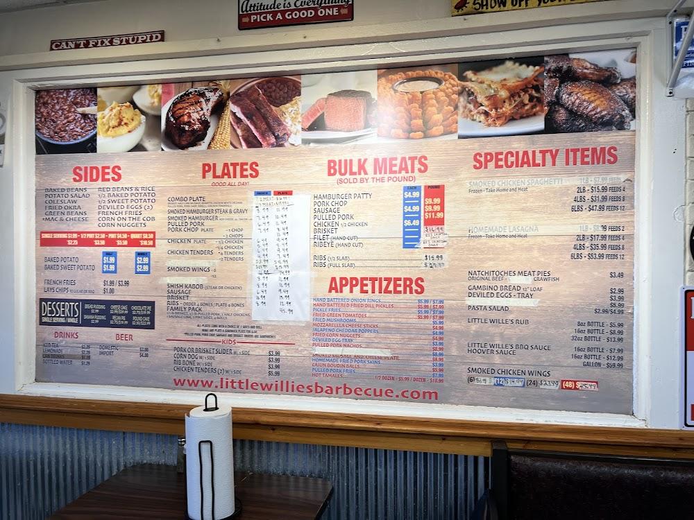 Little Willie's BBQ Pearl Menu image 2